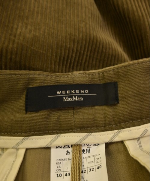 MAX MARA WEEK END LINE（マックスマーラ　ウィークエンドライン）チノパン 茶 サイズ:44(L位) レディース/2200453486163