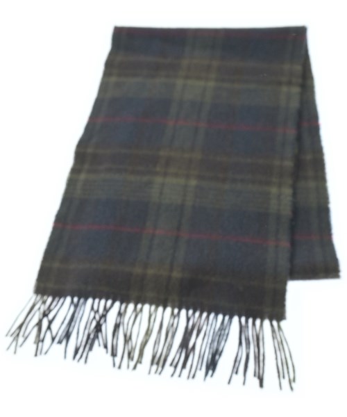Barbour(バブアー)マフラー 茶 サイズ:-/2200654465059