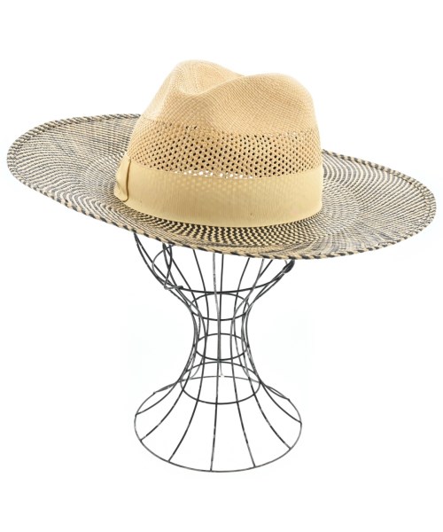 Borsalino(ボルサリーノ)ハット ベージュ サイズ:M/2200642205162