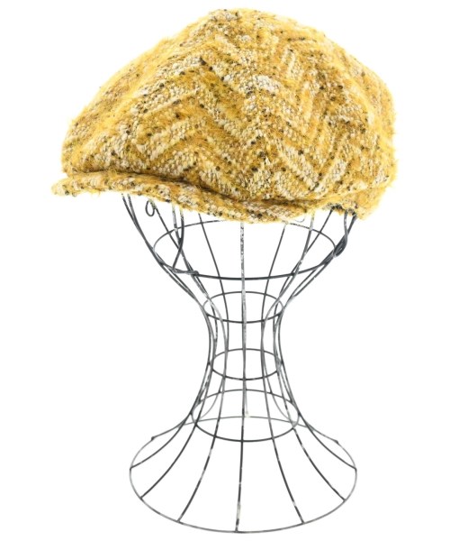 Borsalino(ボルサリーノ)ハンチング・ベレー帽 黄 サイズ:58/2200647681022