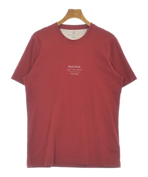 BRUNELLO CUCINELLI(ブルネロ　クチネリ)Tシャツ・カットソー 赤 サイズ:L/2200671717230