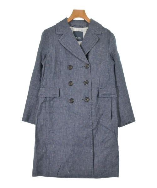 'S Max Mara(エス　マックス　マーラ)チェスターコート 紺 サイズ:40(M位)/2200629942325