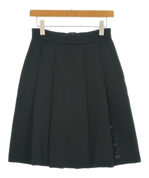 'S Max Mara(エス　マックス　マーラ)ひざ丈スカート 黒 サイズ:S/2200649309047