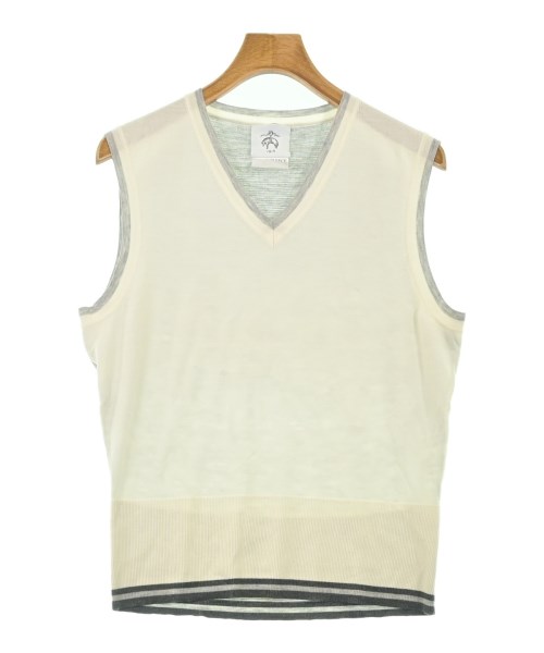 BLACK FLEECE BY Brooks Brothers(ブラックフリースバイブルックスブラザーズ)ベスト 白 サイズ:-(S位)/2200703668363