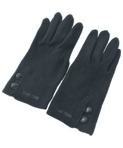 YUKI TORII(ユキトリイ)手袋 黒 サイズ:-/2200655438076