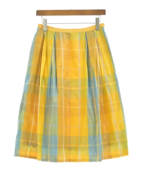 FOXEY BOUTIQUE(フォクシーブティック)ひざ丈スカート 黄 サイズ:42(M位)/2200611202062