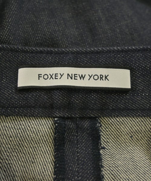 FOXEY NEWYORK（フォクシーニューヨーク）デニムパンツ 紺 サイズ:42(M位) レディース/2200610890017