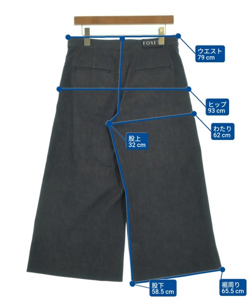 FOXEY NEWYORK（フォクシーニューヨーク）デニムパンツ 紺 サイズ:42(M位) レディース/2200610890017