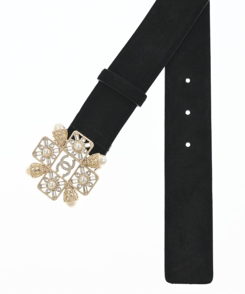 CHANEL（シャネル）バンダナ・スカーフ 黒 サイズ:95 レディース/2200282052041