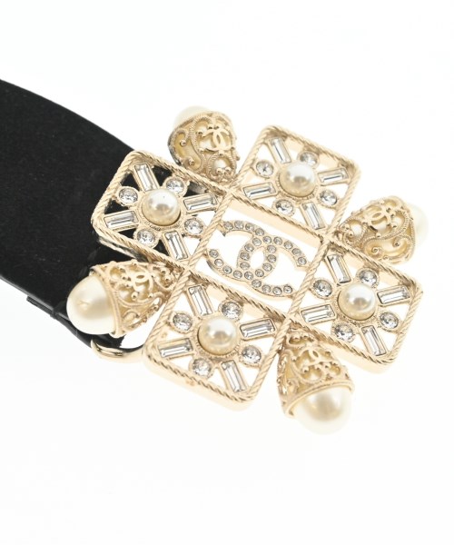 CHANEL（シャネル）バンダナ・スカーフ 黒 サイズ:95 レディース/2200282052041