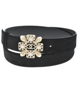 CHANEL（シャネル）バンダナ・スカーフ 黒 サイズ:95 レディース/2200282052041