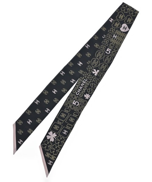 CHANEL(シャネル)バンダナ・スカーフ 黒 サイズ:-/2200657567026