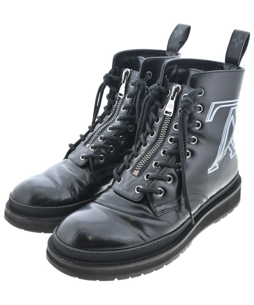 LOUIS VUITTON(ルイヴィトン)ブーツ 黒 サイズ:UK7(25.5cm位)/2200668924061