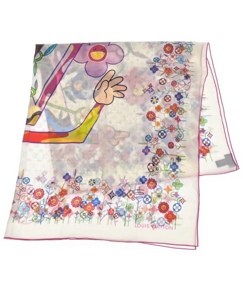 LOUIS VUITTON(ルイヴィトン)バンダナ・スカーフ 白 サイズ:-/2200670504022