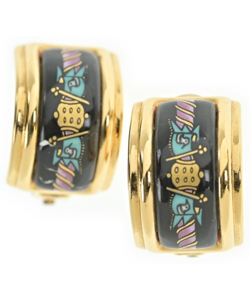 HERMES(エルメス)ピアス・イヤリング 黒 サイズ:-/2200638306217