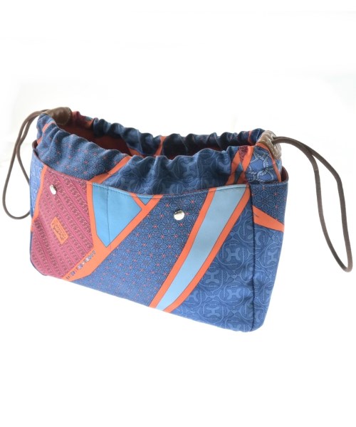 HERMES(エルメス)ポーチ 青 サイズ:25/2200641700590