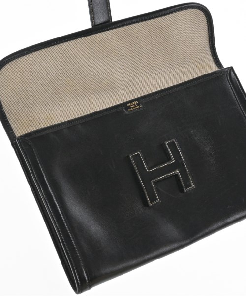 HERMES（エルメス）クラッチバッグ 黒 サイズ:PM レディース/2200546541014