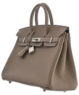 HERMES（エルメス）ハンドバッグ グレー サイズ:25 レディース/2200548468012