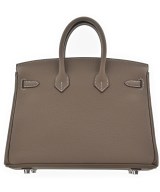 HERMES（エルメス）ハンドバッグ グレー サイズ:25 レディース/2200548468012