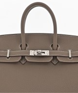 HERMES（エルメス）ハンドバッグ グレー サイズ:25 レディース/2200548468012