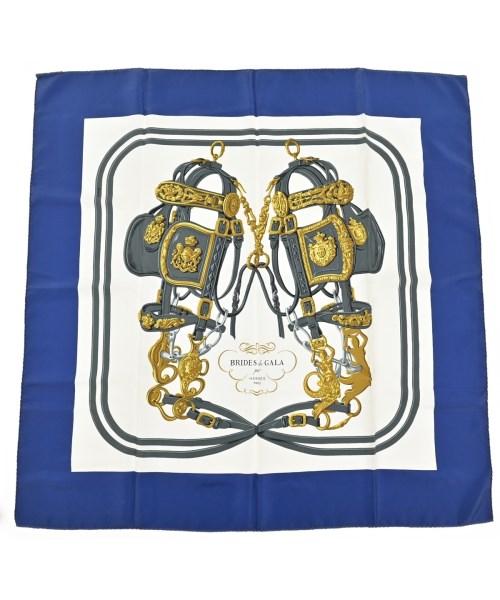 HERMES(エルメス)バンダナ・スカーフ 白 サイズ:90/2200678115695