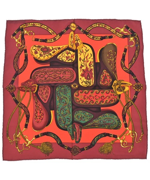 HERMES(エルメス)バンダナ・スカーフ 赤 サイズ:-/2200659906953