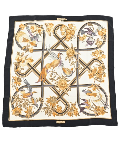 HERMES(エルメス)バンダナ・スカーフ 白 サイズ:90/2200668400589