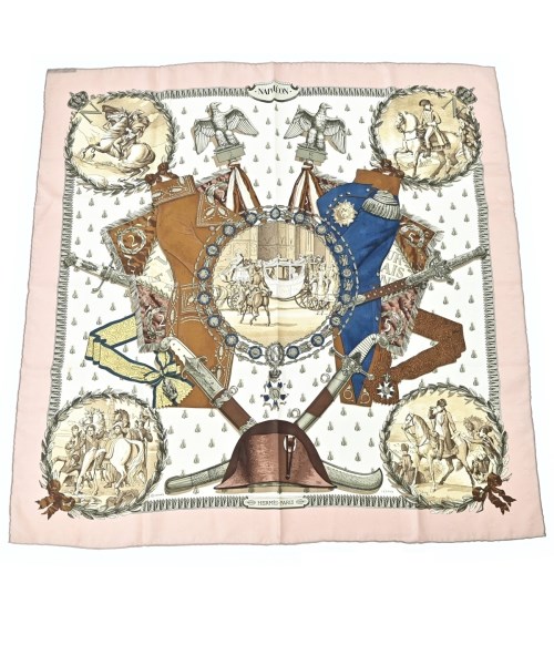 HERMES(エルメス)バンダナ・スカーフ 白 サイズ:90/2200688823887