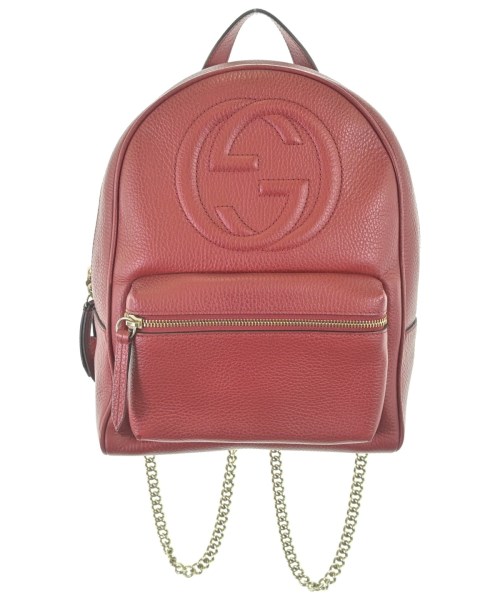 GUCCI(グッチ)バックパック・リュック 赤 サイズ:-/2200665795091