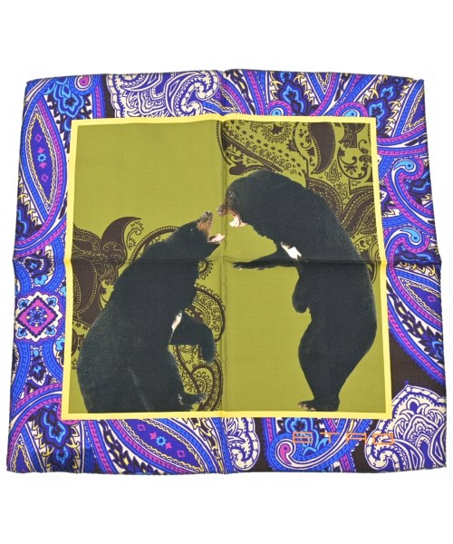 ETRO(エトロ)バンダナ・スカーフ カーキ サイズ:-/2200663830152