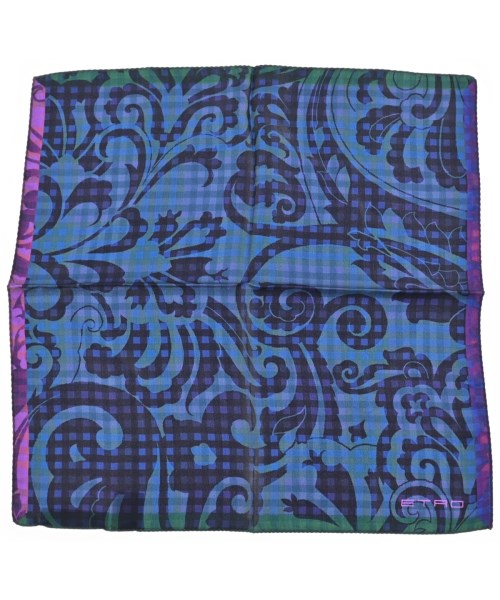 ETRO(エトロ)バンダナ・スカーフ 紺 サイズ:-/2200663830237