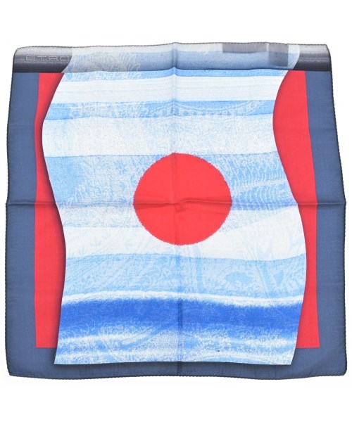 ETRO(エトロ)バンダナ・スカーフ 青 サイズ:-/2200663830268