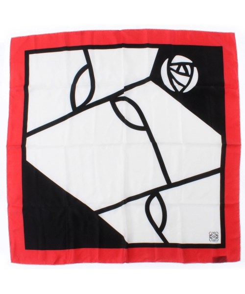 LOEWE(ロエベ)バンダナ・スカーフ 白 サイズ:-/2200664139070