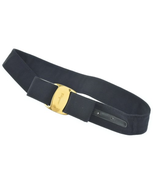Salvatore Ferragamo(サルバトーレフェラガモ)ベルト 紺 サイズ:S/2200665302176