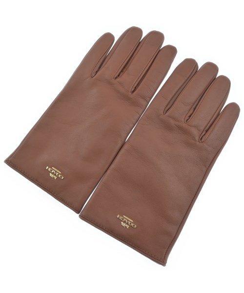 COACH(コーチ)手袋 茶 サイズ:7.5/2200666976017