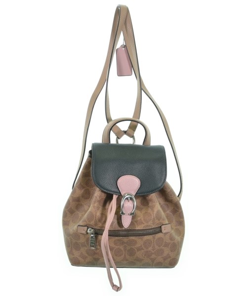 COACH(コーチ)バックパック・リュック 茶 サイズ:-/2200683774023