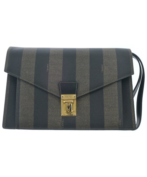 FENDI(フェンディ)クラッチバッグ 茶 サイズ:-/2200627237713