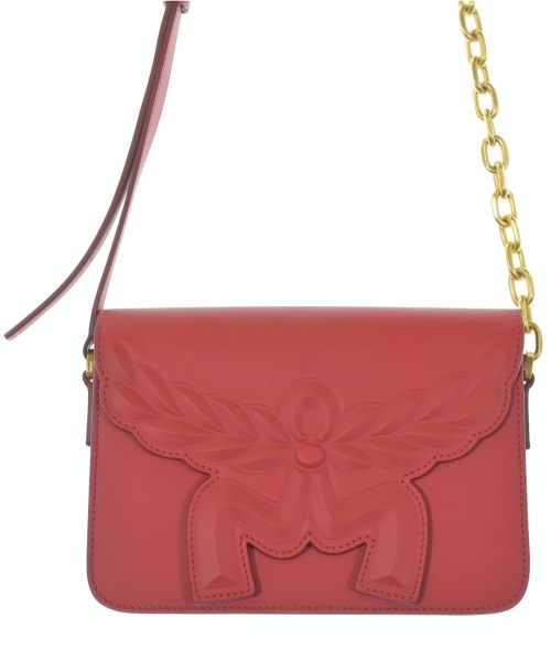 MCM(エムシーエム)ショルダーバッグ 赤 サイズ:S/2200623691410