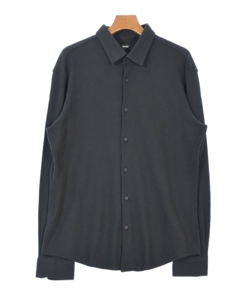HUGO BOSS(ヒューゴボス)カジュアルシャツ 黒 サイズ:XL/2200578791173