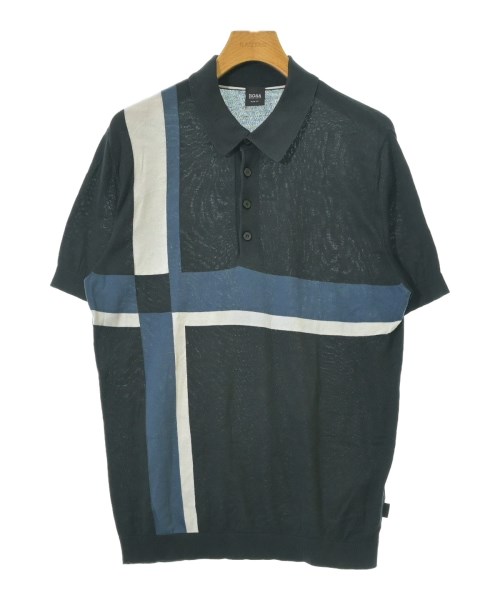 HUGO BOSS(ヒューゴボス)ポロシャツ 紺 サイズ:L/2200597670015