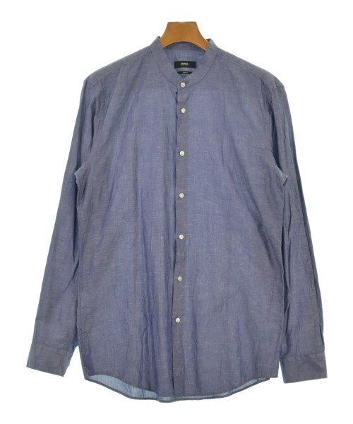 HUGO BOSS(ヒューゴボス)カジュアルシャツ 紺 サイズ:41(XL位)/2200598780027