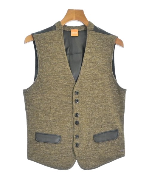 HUGO BOSS(ヒューゴボス)カジュアルシャツ 茶 サイズ:M/2200648314158