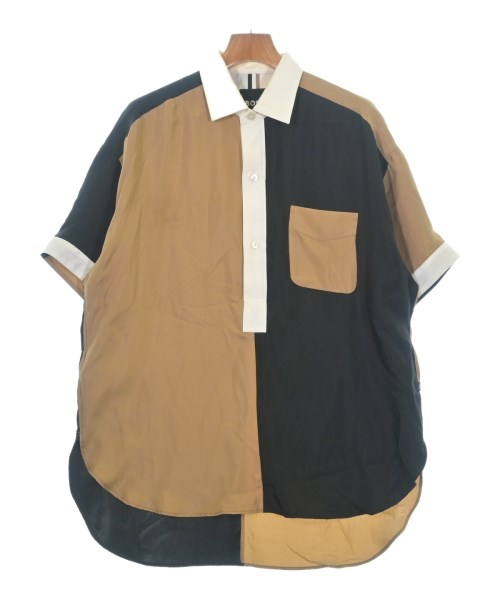 HUGO BOSS(ヒューゴボス)カジュアルシャツ 茶 サイズ:M/2200653040103