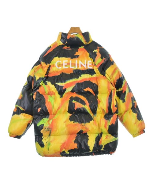 CELINE（セリーヌ）ダウンジャケット/ダウンベスト 黄 サイズ:46(M位) メンズ/2200513120013