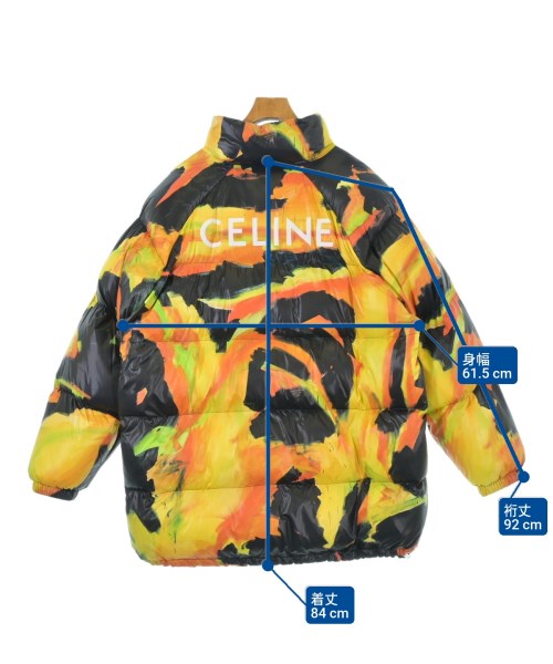 CELINE（セリーヌ）ダウンジャケット/ダウンベスト 黄 サイズ:46(M位) メンズ/2200513120013