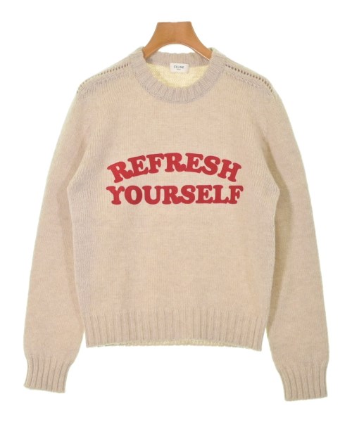 CELINE(セリーヌ)ニット・セーター ベージュ サイズ:-(L位)/2200643668027
