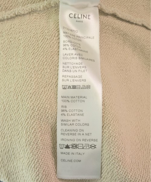 CELINE（セリーヌ）パーカー ベージュ サイズ:M メンズ/2200543254054