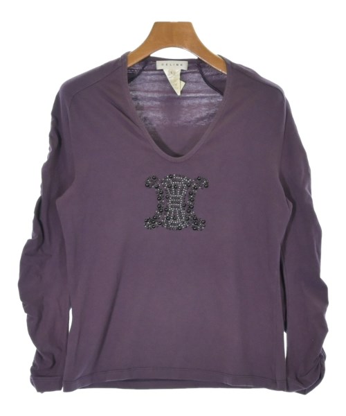 CELINE(セリーヌ)Tシャツ・カットソー 紫 サイズ:L/2200694774449