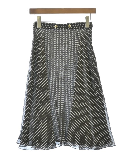 CELINE(セリーヌ)ひざ丈スカート 茶 サイズ:34(XXS位)/2200693916154