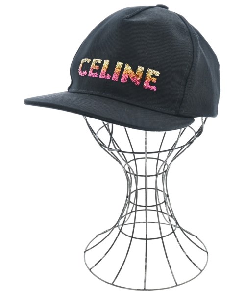 CELINE(セリーヌ)キャップ 黒 サイズ:-/2200700885015